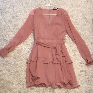 Ruffle MIDI Dress